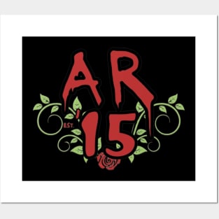 Ashton Rose AR 15 Posters and Art